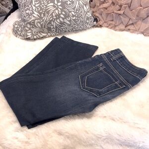 Serfontaine Dark Denim Bootcut Maternity Jeans 27